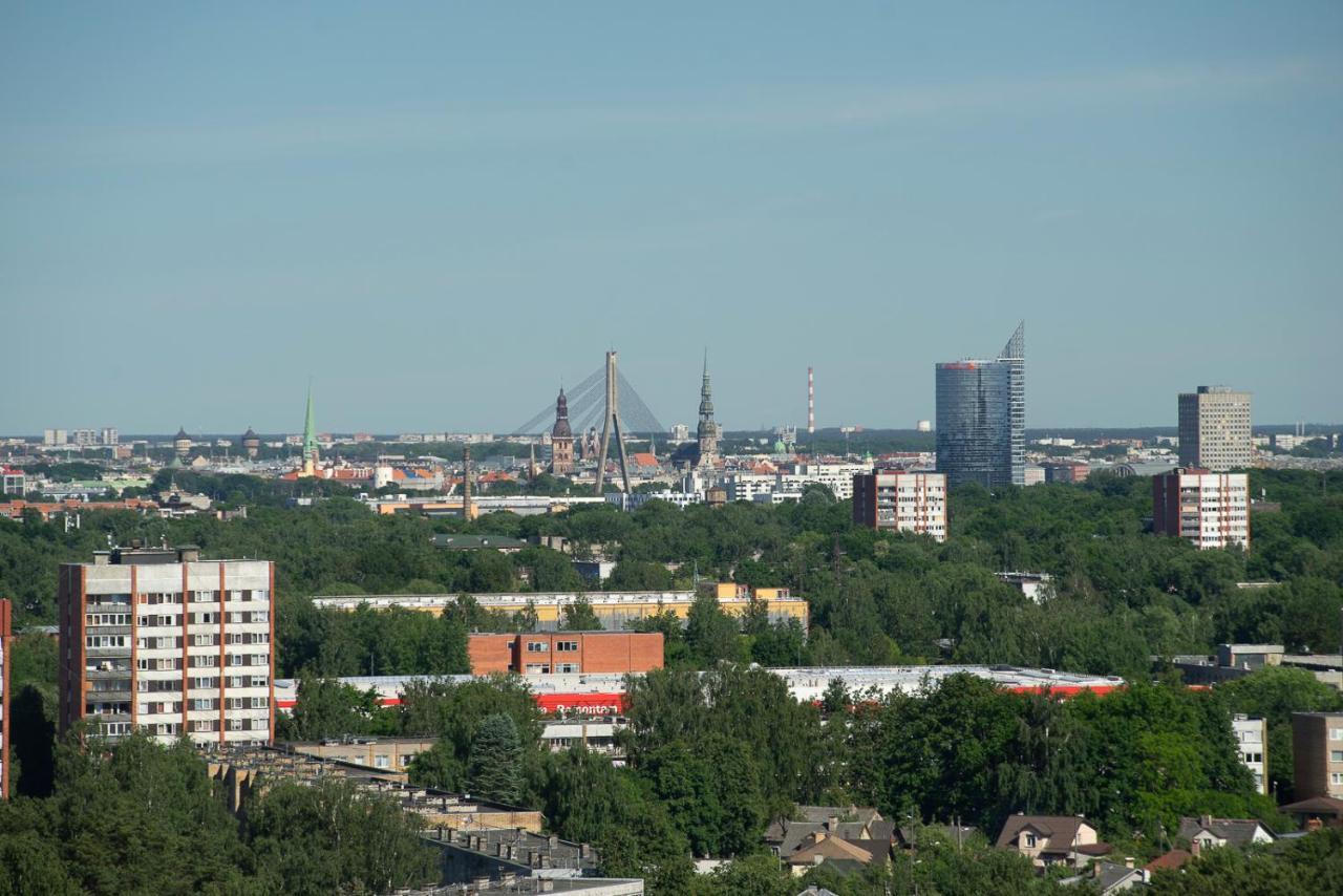 Skyhouse Riga Private Penthouse And Spa Bagian luar foto